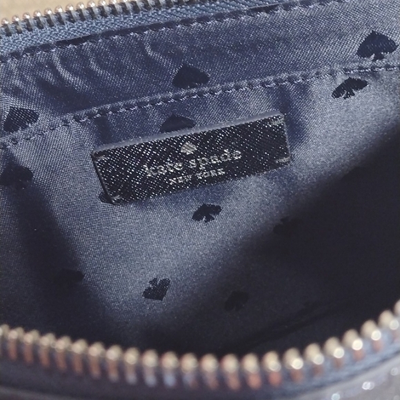 NWT Kate Spade Lola Glitter Crossbody In Navy Dusk - Picture 12 of 16